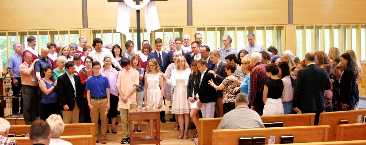 Confirmation laying of hands